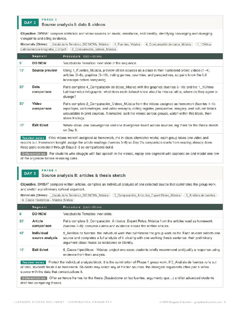 Preview 9 of the AP Music Project materials